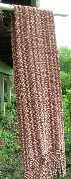 Shadow Weave #4 Chenille Scarf