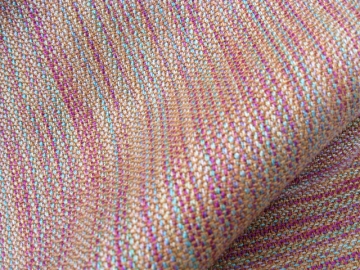 Crepe Weave Scarf, Tencel variegated colors warp & silk-merino weft, 2013