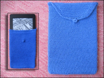 E-Reader Case, Crochet, pearl cotton, 2013
